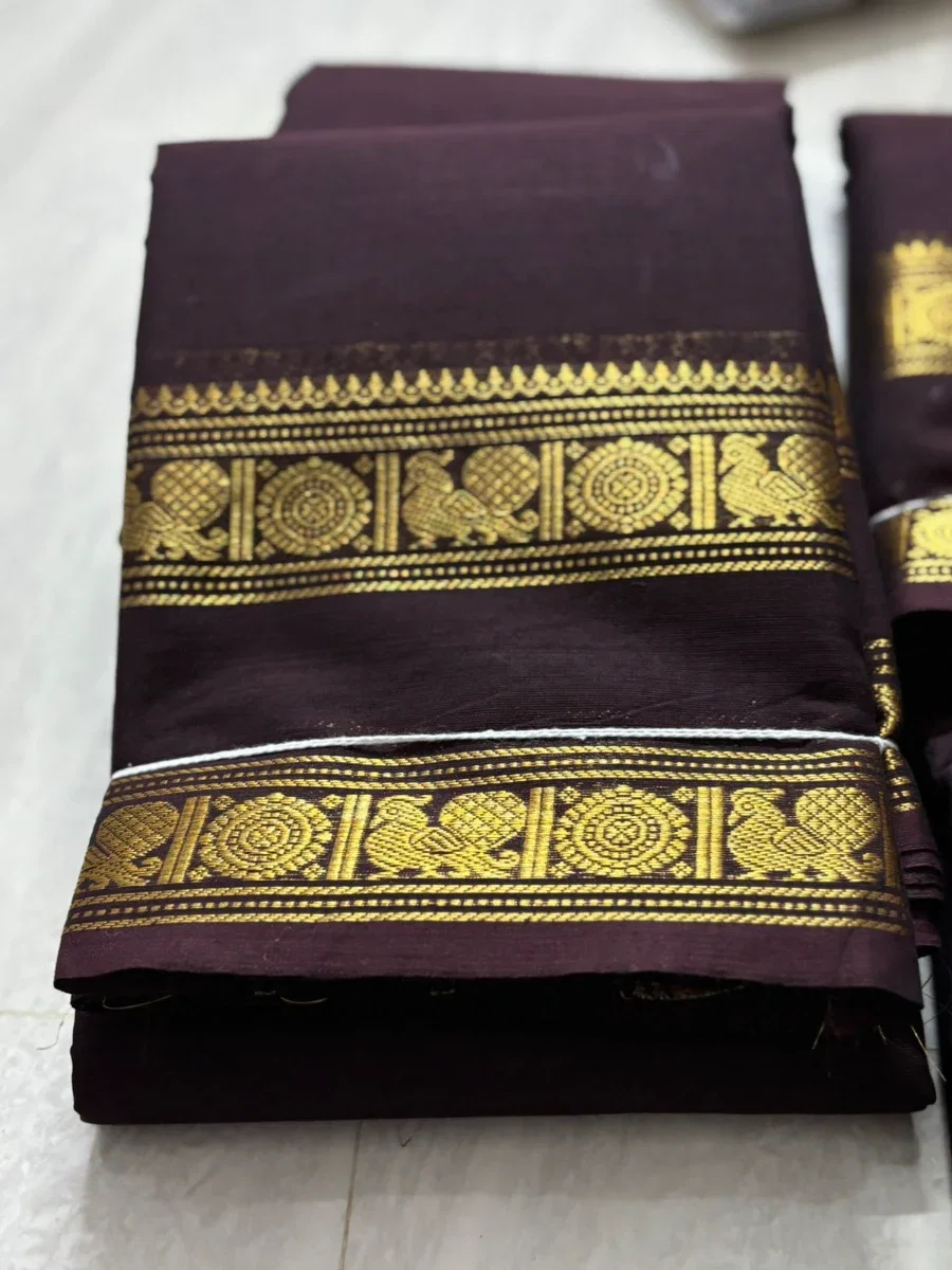 Kanchi Cotton Saree  view 3